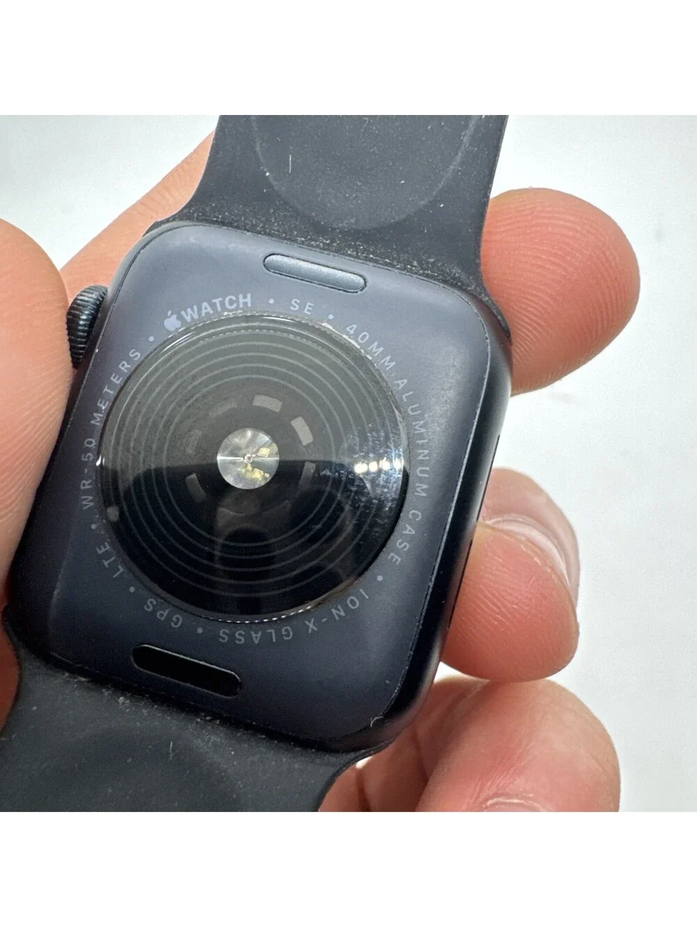 Apple Watch SE, 40mm, GPS + Cellular, Blue With Band For Parts Not Working